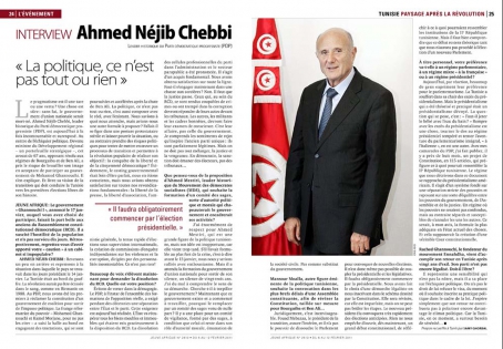  Ahmed Néjib Chebbi (أحمد نجيب الشابي), ou simplement Néjib Chebbi, également orthographié Ahmed Néjib Chabbi, né le 30 juillet 1944 à Tunis, est un avocat et homme politique tunisien.