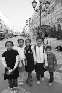  Tunisia, Sfax: Black children in the cent metres of Sfax © Ons Abid 2013